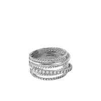 The Crossover Collection® Wide Ring with Diamonds