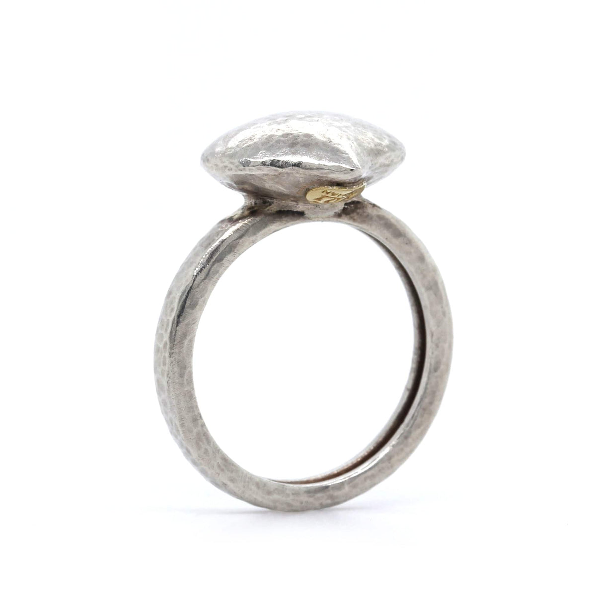 Sterling Silver Hammered Ring
