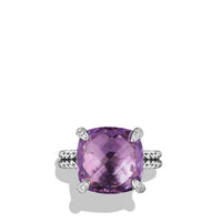 Ring with Amethyst and Diamonds