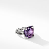 Ring with Amethyst and Diamonds