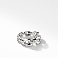 Wellesley Link™ Chain Ring with Diamonds