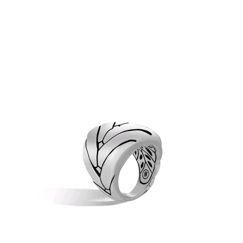 Modern Chain Sterling Silver Ring