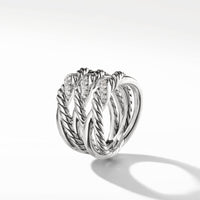 Continuance® Three-Row Ring with Diamonds