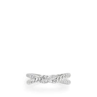 Continuance Twist Ring with Diamonds