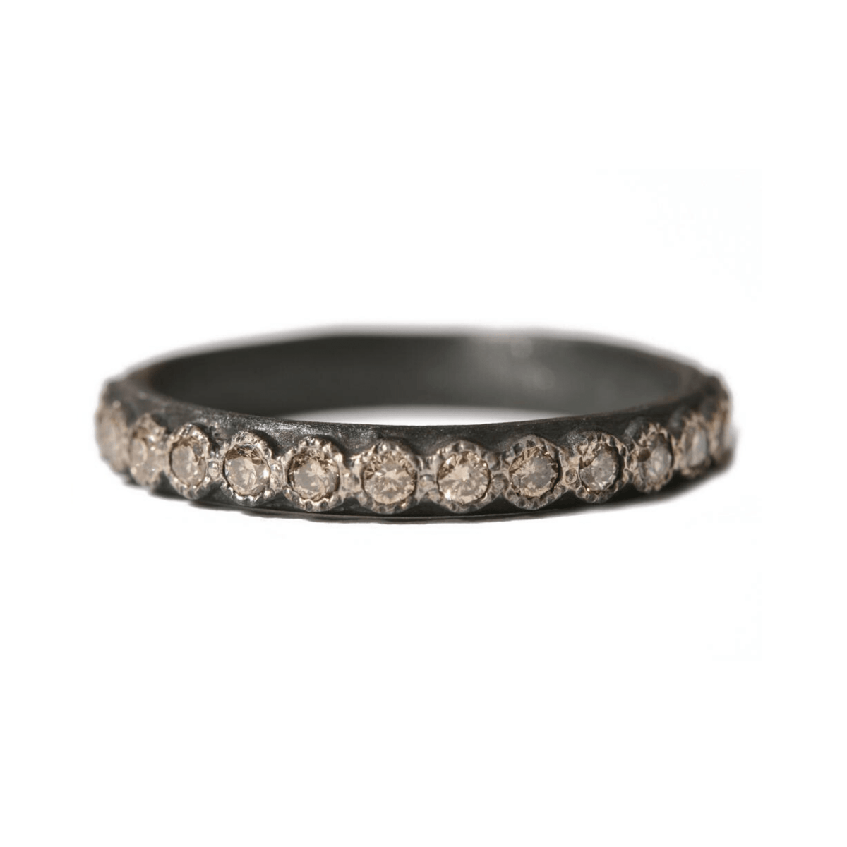 Armenta 18K Yellow and Sterling Silver Stackable Band