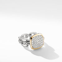 Wellesley Link Statement Ring with 18K Gold and Diamonds