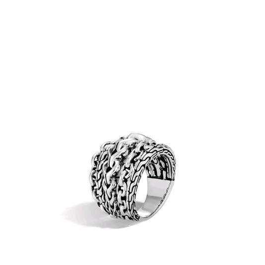 Asli Classic Chain Link Silver Ring