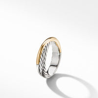 Crossover Ring with 18K Yellow Gold