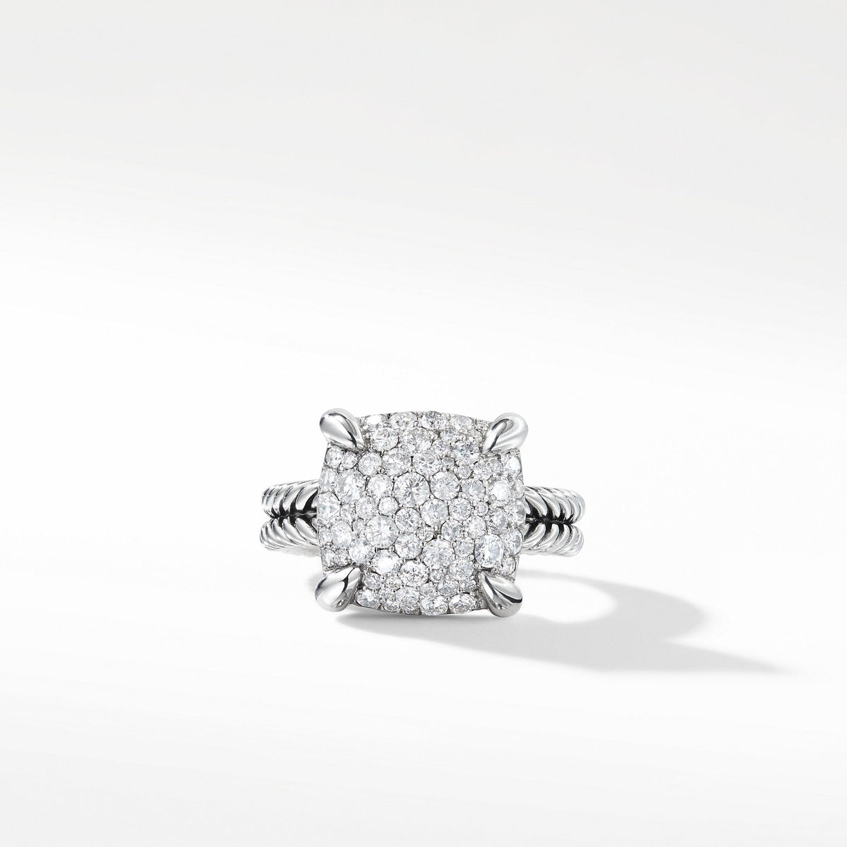 Chatelaine Ring with Diamonds, 14mm