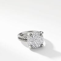 Chatelaine Ring with Diamonds, 14mm
