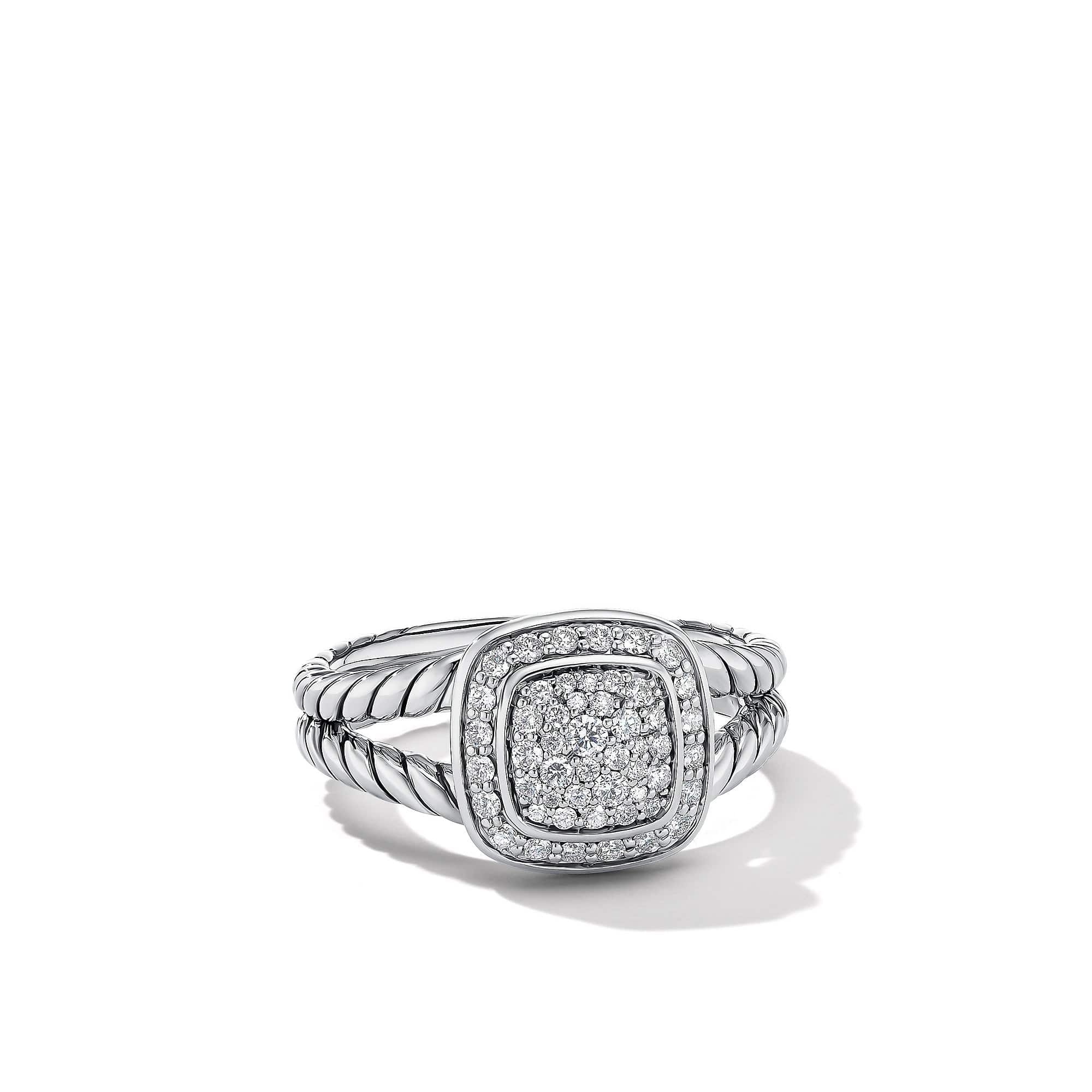 Petite Albion® Ring with Pavé Diamonds, Long's Jewelers