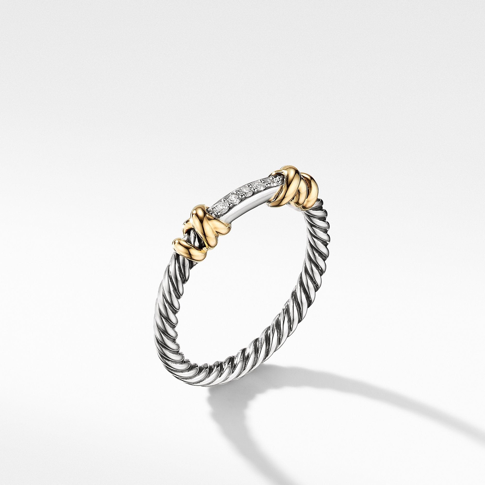 Petite Helena Wrap Ring with 18K Yellow Gold and Diamonds