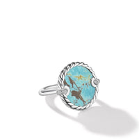 DY Elements Ring with Turquoise and Pavé Diamonds