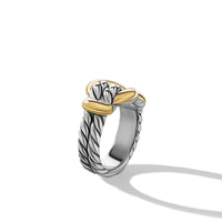 Thoroughbred Loop Ring with 18K Yellow Gold