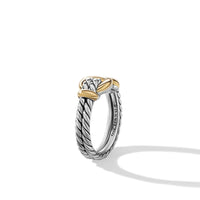 Thoroughbred Loop Ring with 18K Yellow Gold