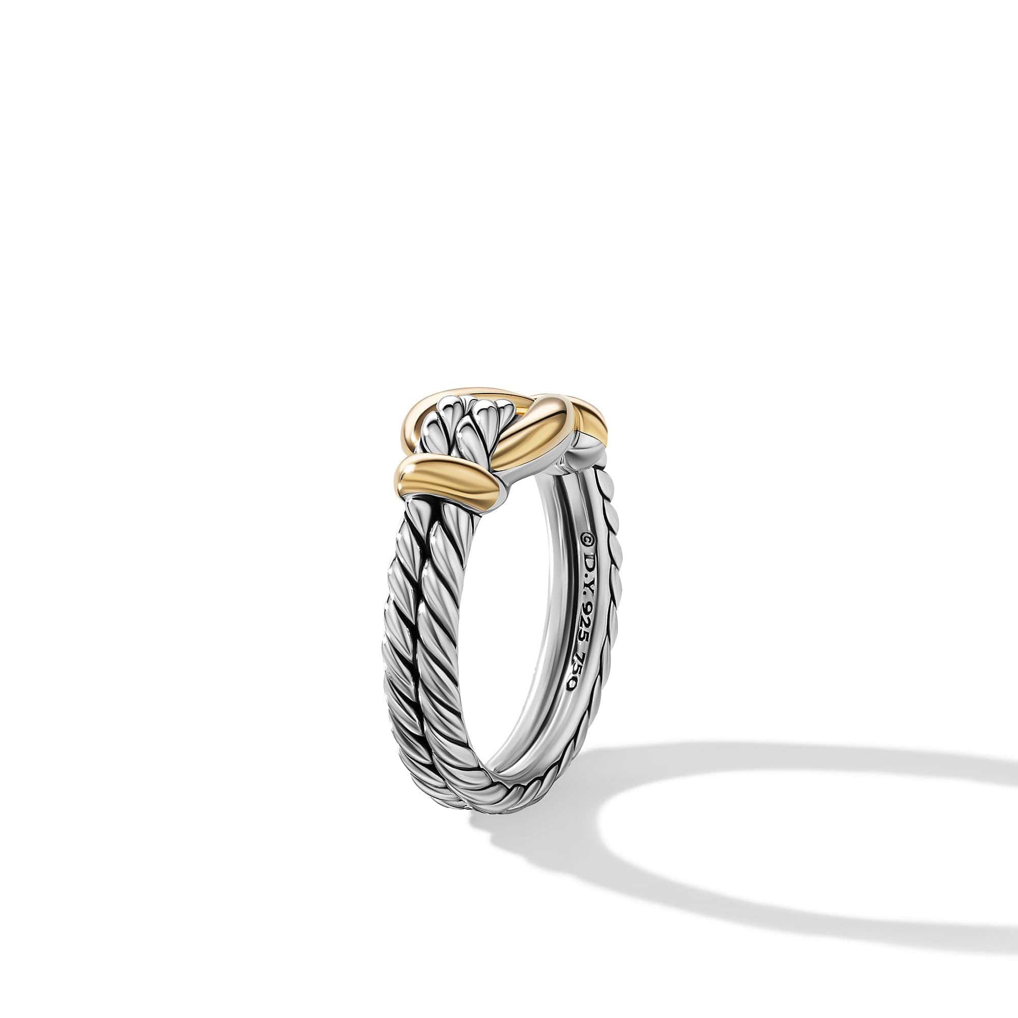 Thoroughbred Loop Ring with 18K Yellow Gold – Long's Jewelers