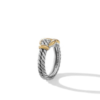 Thoroughbred Loop Ring with 18K Yellow Gold