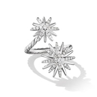 Starburst Bypass Ring with Pavé Diamonds, Long's Jewelers