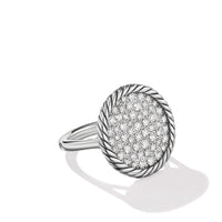 DY Elements® Ring in Sterling Silver with Pavé Diamonds