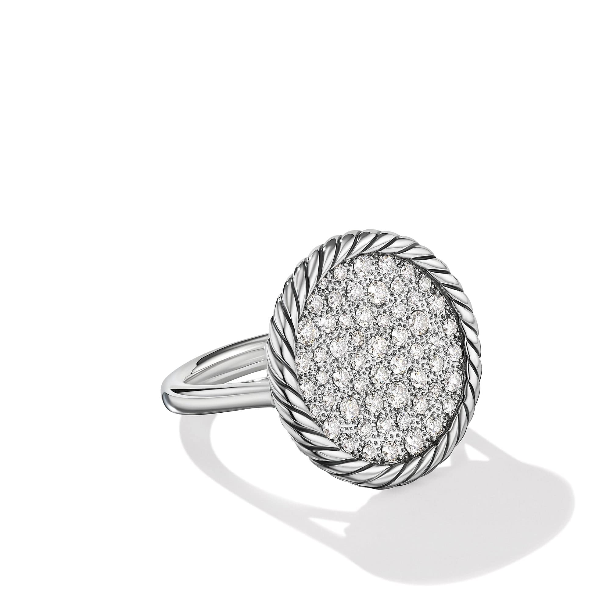 DY Elements® Ring with Pavé Diamonds