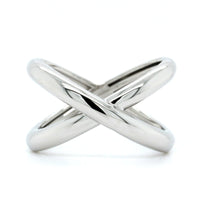 Sterling Silver X Ring