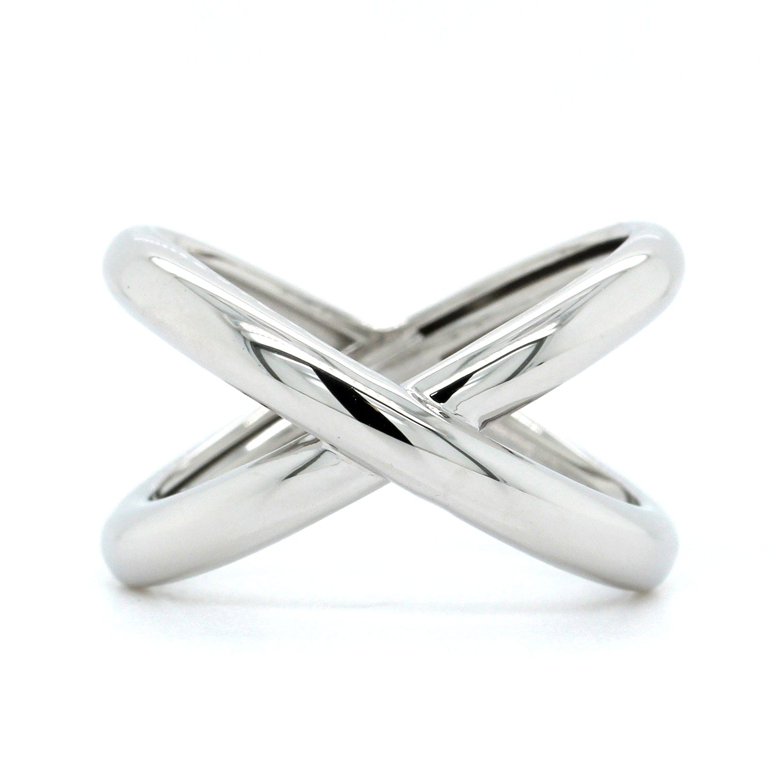 Sterling Silver X Ring