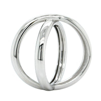 Sterling Silver X Ring
