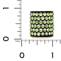 Etho Maria Sterling Silver and 18K Rose Gold Peridot Ring