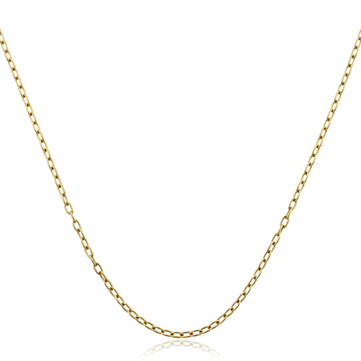 14K Yellow Gold Open Cable Chain
