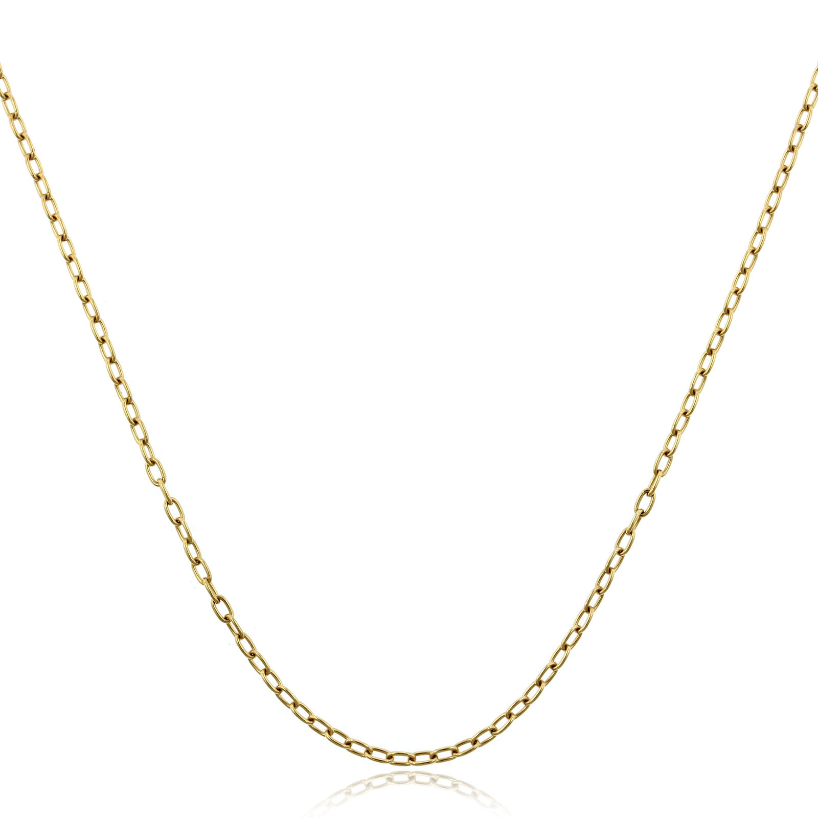 14K Yellow Gold Open Cable Chain