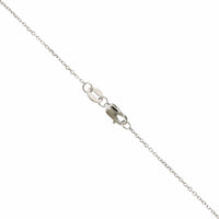 14K White Gold Cable Chain Necklace