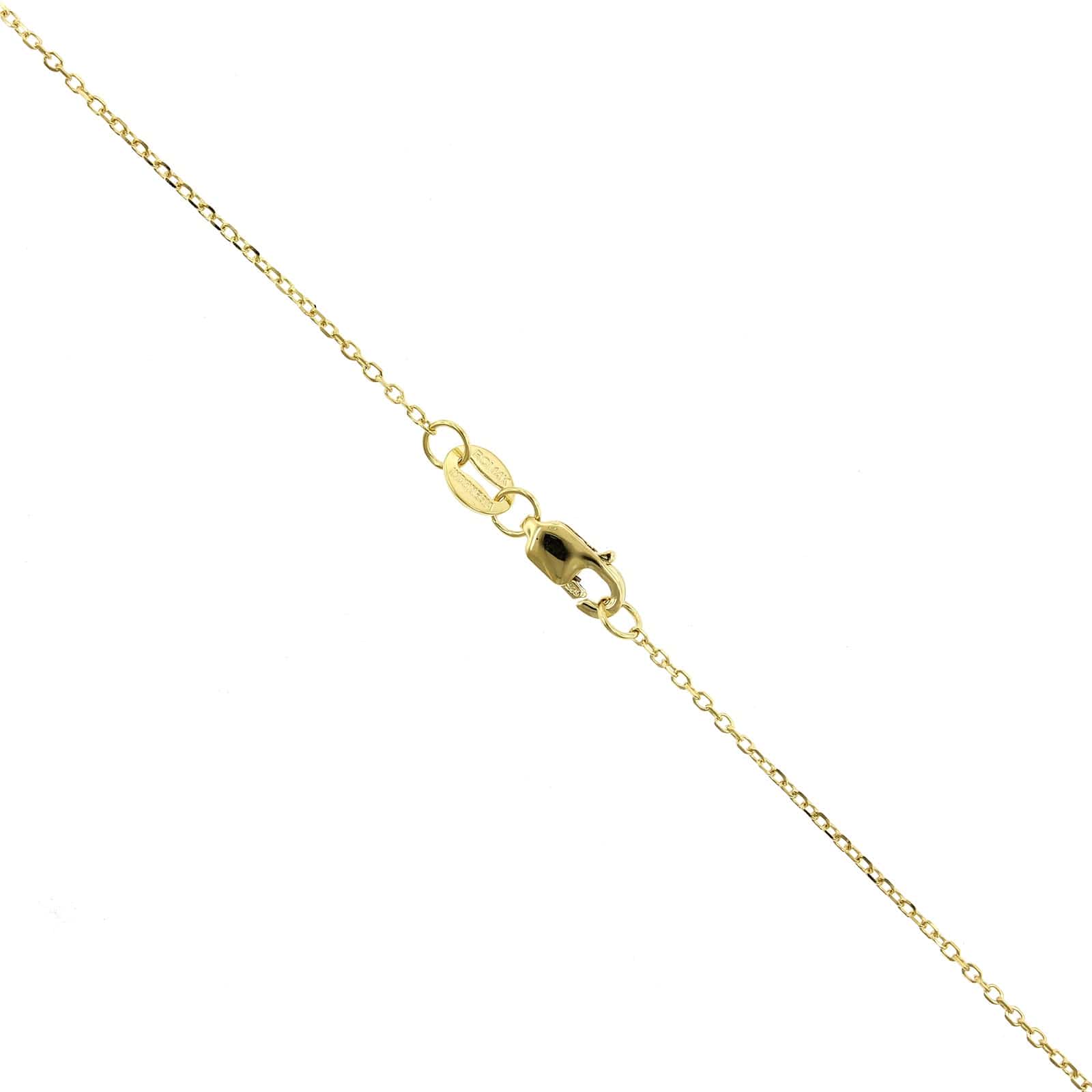 14K Yellow Gold Cable Link Chain