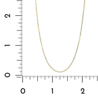14K Yellow Gold Cable Link Chain
