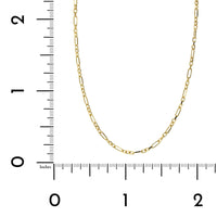 14K Yellow Gold Figaro Chain