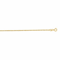 14K Yellow Gold Rope Chain
