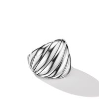 Sculpted Cable Ring, Sterling Silver, Long's Jewelers