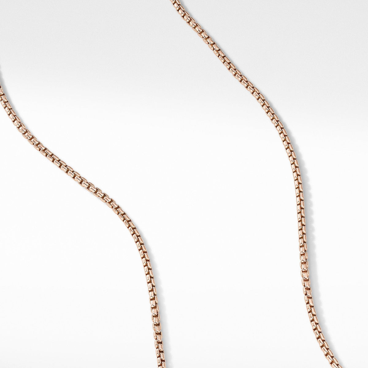 Small Box Chain in Rose Gold