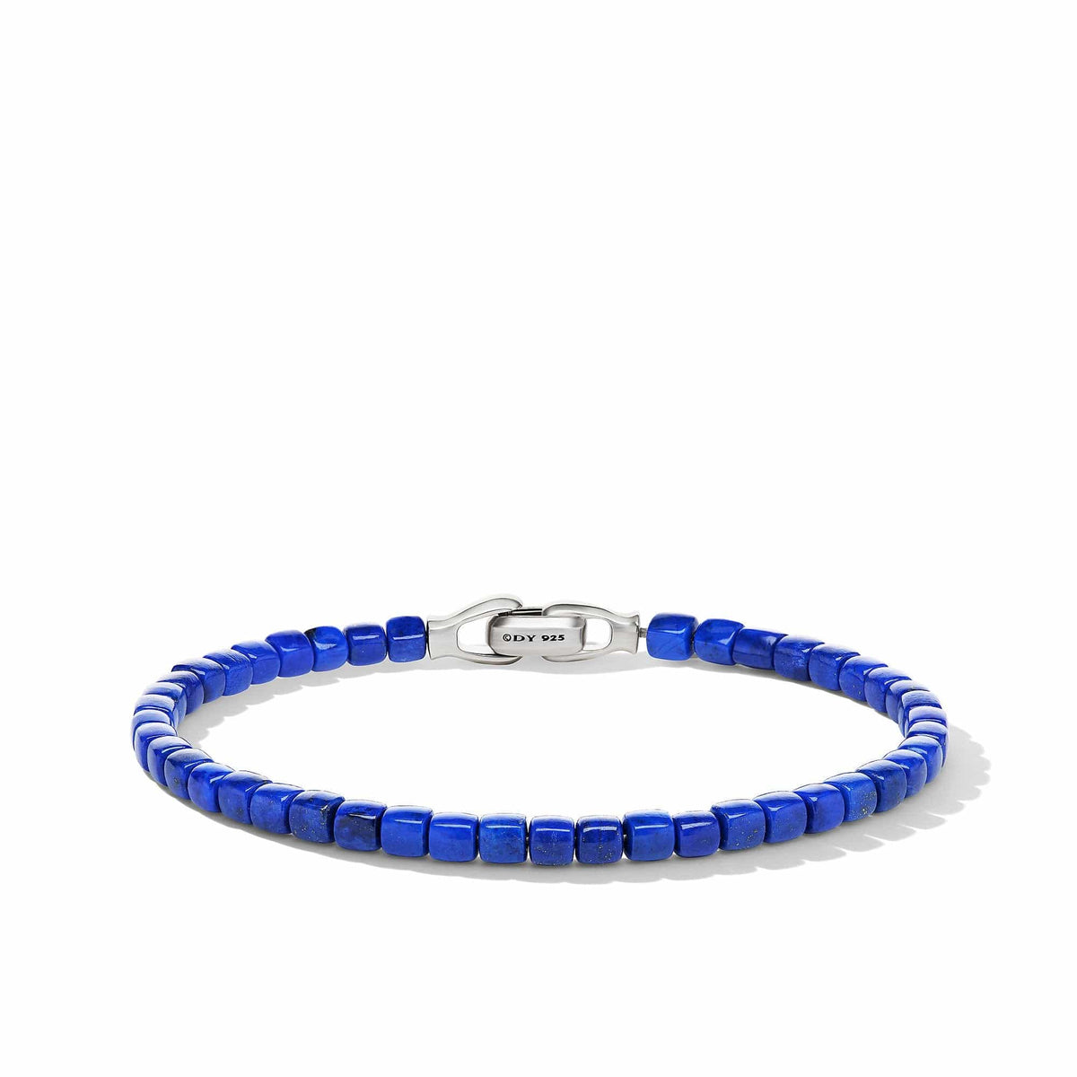 Spiritual Beads Cushion Bracelet with Lapis, Sterling Silver, Long's Jewelers