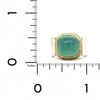 Sterling Silver Cushion Chalcedony Square Ring, Sterling Silver, Long's Jewelers