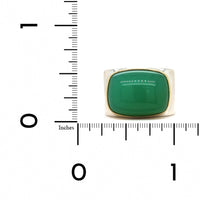 Sterling Silver Cushion Chrysoprase Square Ring, Sterling Silver, Long's Jewelers