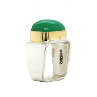 Sterling Silver Cushion Chrysoprase Square Ring, Sterling Silver, Long's Jewelers