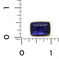 Sterling Silver Cushion Tanzanite Square Ring, Sterling Silver, Long's Jewelers