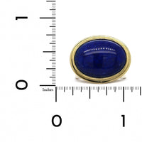 Sterling Silver Oval Lapis Square Ring, Sterling Silver, Long's Jewelers