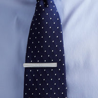 Sterling Silver Tie Bar with Diamonds, Silver, Long's Jewelers