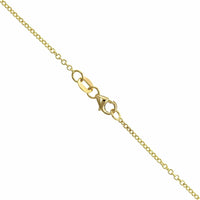 18K Yellow Gold Green Pear Shape Tourmaline Diamond Pendant, 18k yellow gold, Long's Jewelers