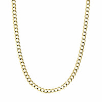14K Yellow Gold Curb Chain