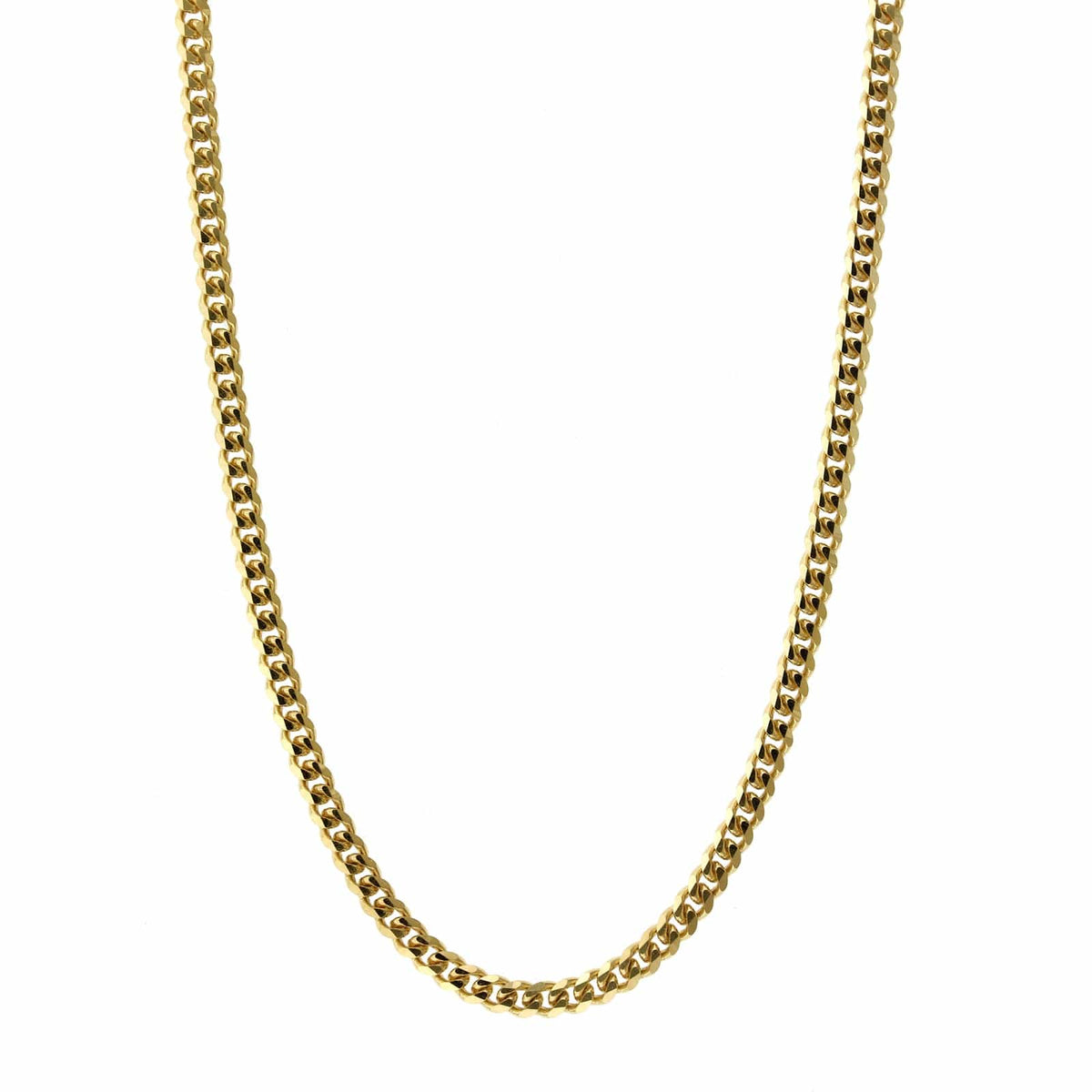 14K Yellow Gold Gourmette Chain