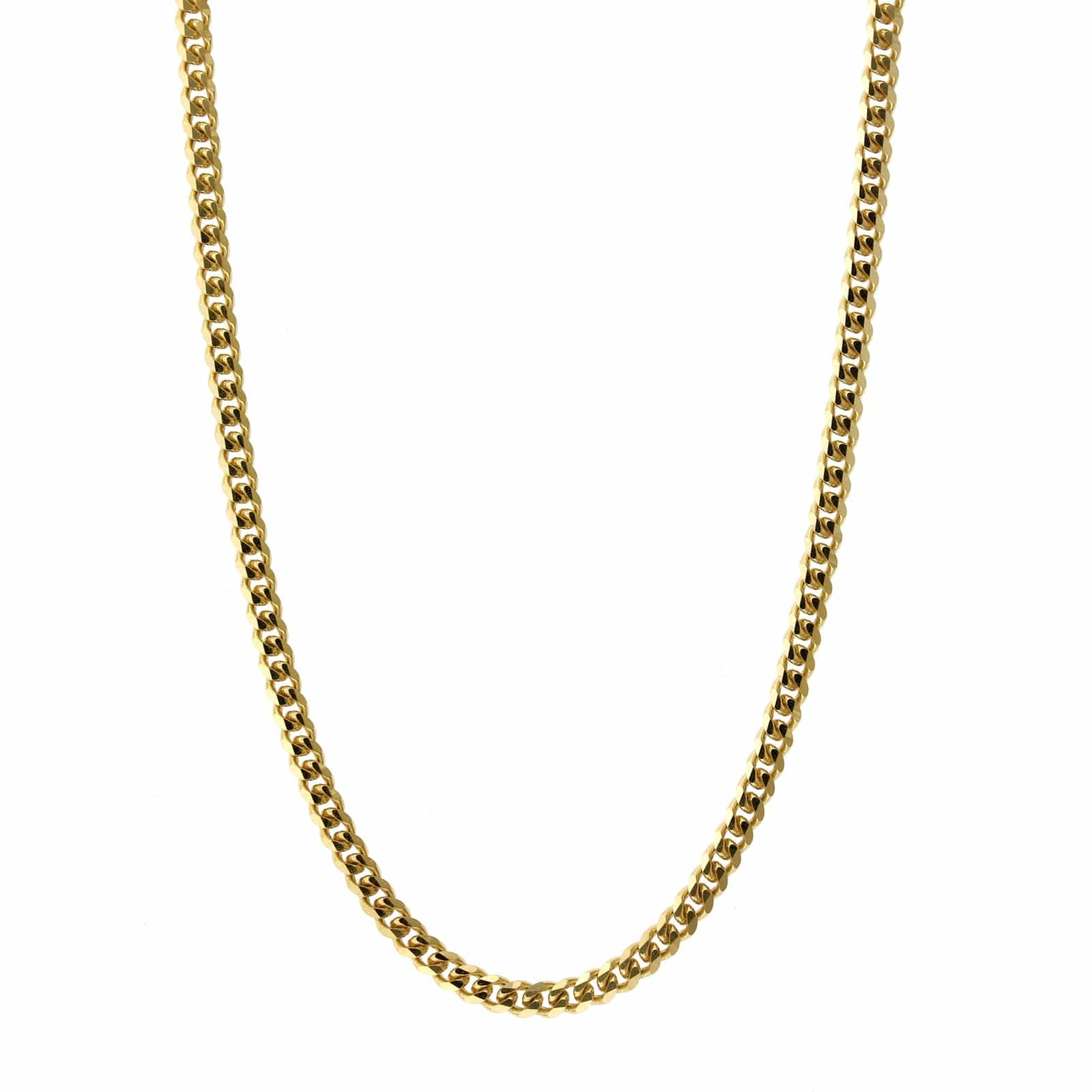 14K Yellow Gold Gourmette Chain