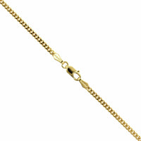 14K Yellow Gold Gourmette Chain