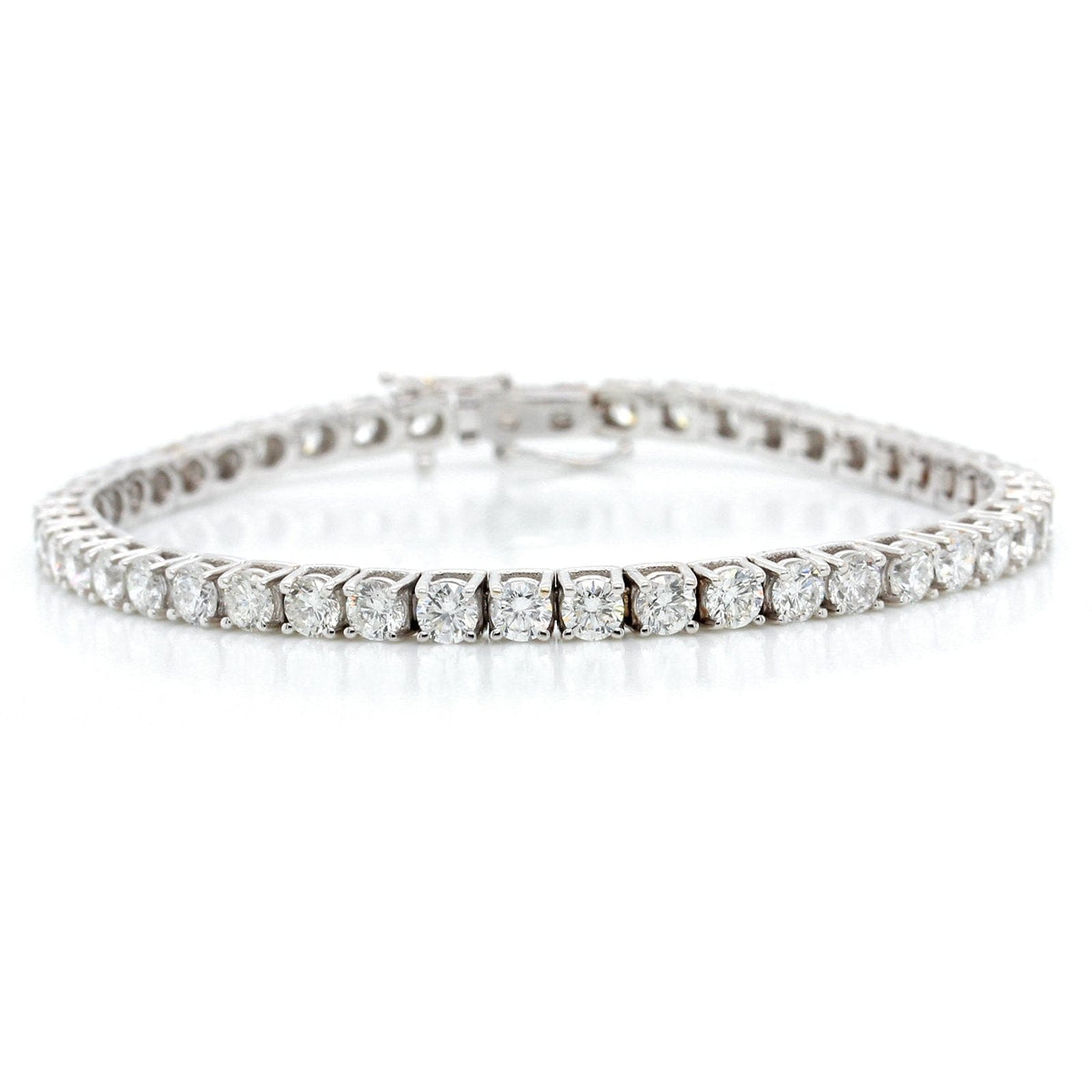 18K White Gold Diamond Tennis Bracelet